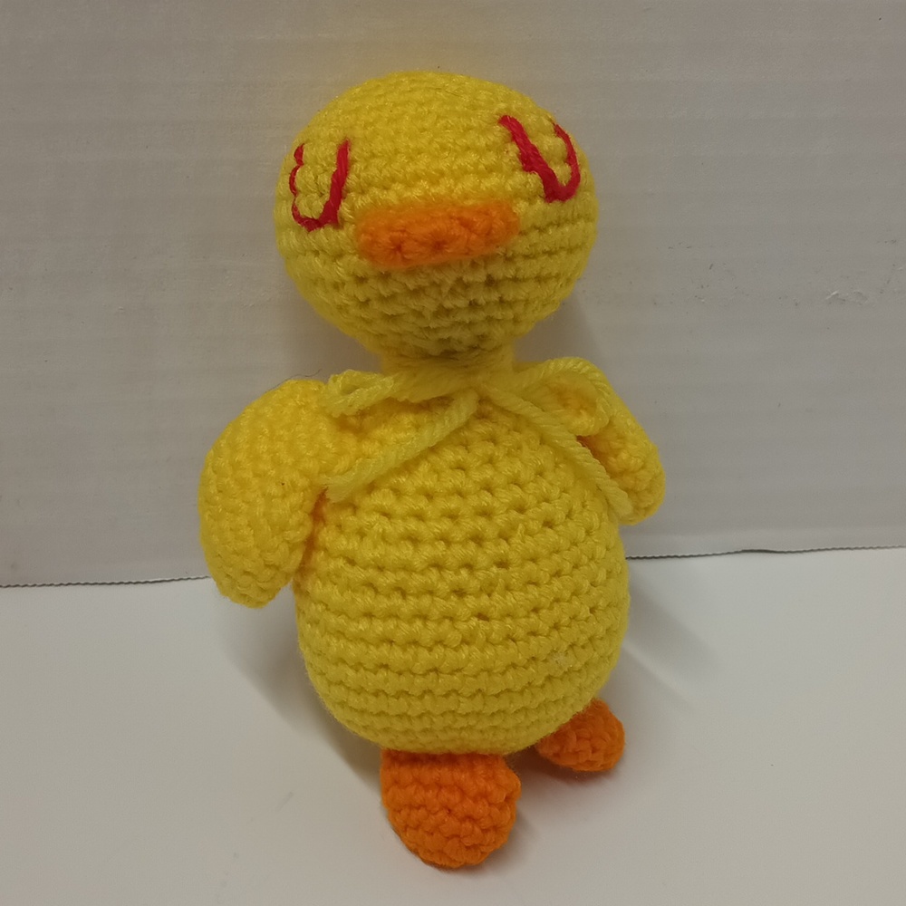 COPY - Hand knitted little duck plush toy